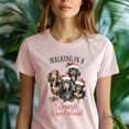 thumbnail image 5 of Cute Dachshund Shirt | Weenie Wonderland Graphic Tee for Dog Lovers, Dark Heather, Size XL, 5 of 6
