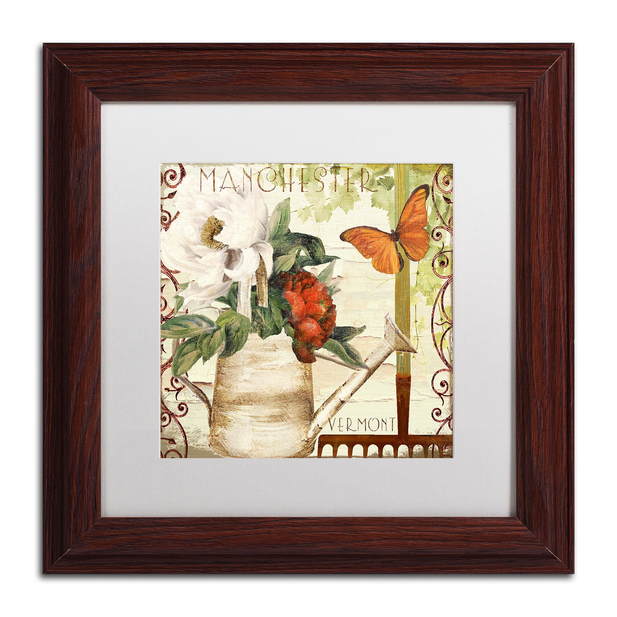 "Vermont Summer III" Canvas Art by Color Bakery White Matte, Wood Frame