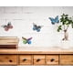 thumbnail image 5 of 4 piezas de mariposas de metal para decoración de pared, decoración de jardín de mariposas, 5 of 5