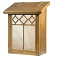 thumbnail image 1 of Americas Finest Lighting AF-3071-WB-HN Window 1 Verical Mailbox, Honey - Warm Brass, 1 of 1