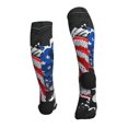 thumbnail image 2 of Bixox Largemouth Bass Fish in USA Print Compression Socks,Compression Socks Women & Men Circulation for Medical,Running,Athletic, 2 of 7