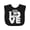 AB-Black, variant on Inktastic Faux Crochet Cute Highland Cow Boys or Girls Baby Bib