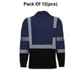thumbnail image 1 of Radyan Maximum Visibility Reflective Safety Hoodie, 2-Tones - 12 Pack, 100% Polyester, Size: Adult, 1 of 4