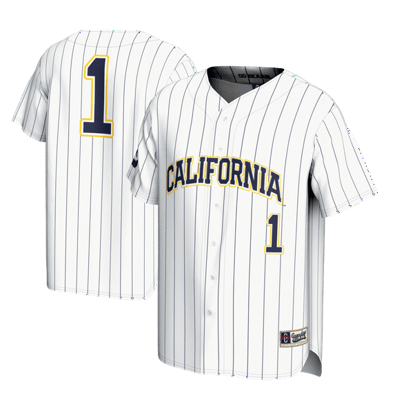Youth GameDay Greats #1 White Cal Bears Lightweight Baseball Fashion Jersey