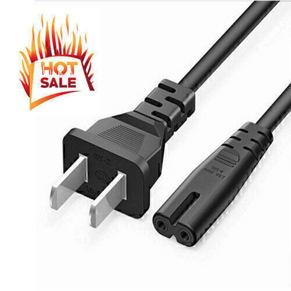 1 Pack AC Power Cable Cord for PS2 PS3 Slim PS4 PS5 XBOX One S X Series S X & PC