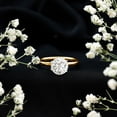 thumbnail image 6 of Rosec Jewels Certified 2 Carat Lab Grown Diamond Hidden Halo Engagement Ring - Diamond Solitaire Ring (EF-VS Grade - Ready To Gift), 10K Yellow Gold, US 12.50, 6 of 9