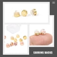 thumbnail image 4 of Shisuyan 12pcs Safety Locking Earring Backs Secure Earring Stoppers Compact Lightweight For Studs Repairs, 4 of 8
