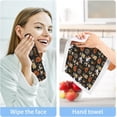 thumbnail image 5 of GZHJMY 2 Pack Cute Dog Flower Washcloths – Soft Face Towels, Gym Towels, Hotel and Spa Quality, Reusable Pure Cotton Fingertip Towels, 5 of 6