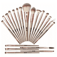 thumbnail image 1 of Brochas Para Maquillaje 20piezas Cafe Malubero Set de brochas, 1 of 5