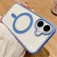 thumbnail image 4 of Fashion Clear Magnetic For Magsafe Wireless Charge Case For iPhone 16 15 14 Plus 13 12 Mini 11 Pro Max XS Max XR Acrylic Cover Grey For iPhone 11ProMax, 4 of 6