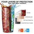 thumbnail image 7 of Christmas 20oz Stainless Steel Mobile Tumbler – Vacuum Insulated Coffee Mug with Lid, Spill-Proof Travel Cup for Hot & Cold Drinks, 7 of 7