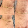 thumbnail image 2 of Men’s Mariner Link, Cuban Link Bracelet, Figaro Link  14K Gold Filled Bracelet Men's Jewelry / Pulsera para Hombre Oro Laminado Cuban Link, Figaro Link, Mariner Link, 2 of 5