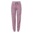 thumbnail image 4 of Summer Pants for Womenwear Sports Loose Running Yoga Fitness Pocket Casual Nine Bound Leg Pants Chinos for Women Wide Legged Women Casual High Waist Fashion Sweatpants Seersucker Light Purple 2XL, 4 of 5