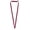 Maroon/White, variant on Pinmart Neck Ribbon Lanyards for ID Badges - Maroon/White, 10 pack
