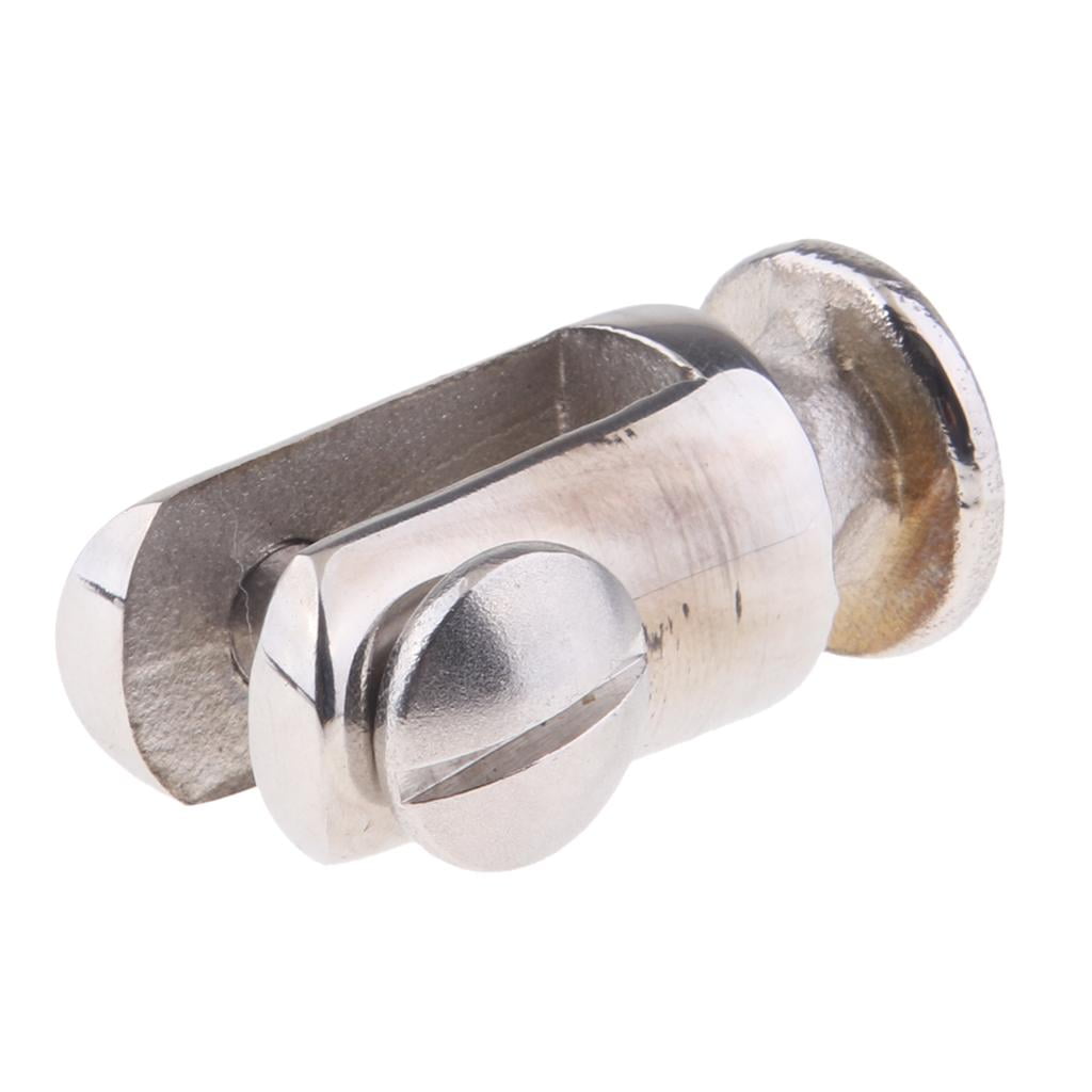 Zxpjkyu 2 Pack Bimini Top Deck Hinge Mount Quick Release Post with Removable Pin Screw,