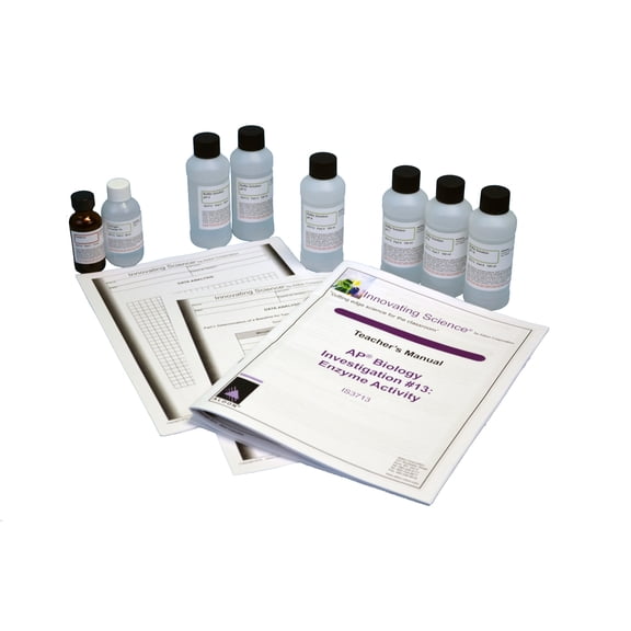 AP Biology Investigation #13: Enzyme Activity (Materials For Up to 8 Groups) - Excellent for Biology Experiments - The Curated Chemical Collection by Innovating Science