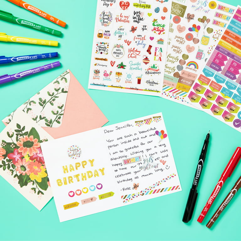 BIROYAL Fun Planner Stickers, Stunning Design Accessories Enhance and  Simplify Your Planner, Journal, Calendar and Scrapbook - Holiday, Seasonal,  