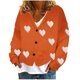 thumbnail image 2 of Puntoco Chaqueta Informal Con Botones Y Estampado De Moda Para Mujer, 2 of 5
