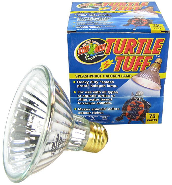 Zoo Med Repti Turtle Tuff Splashproof Halogen Lamp 75W Heavy Duty Basking Lamp
