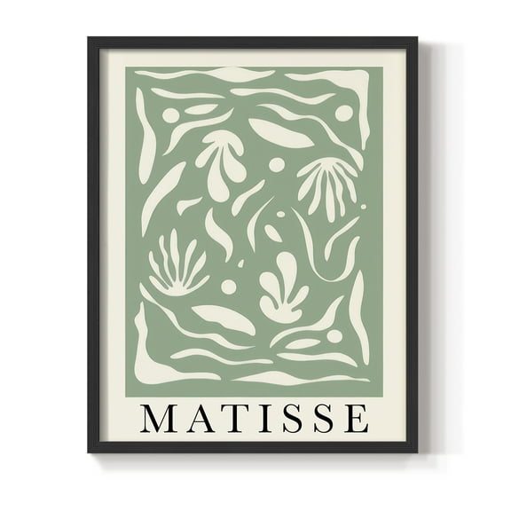 Matisse CLXXXIV Framed Print in Black Solid Wood 8 x 10 Framed Print