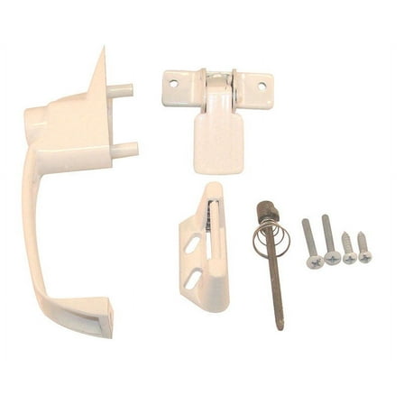 SCREEN DOOR HANDLE WHT