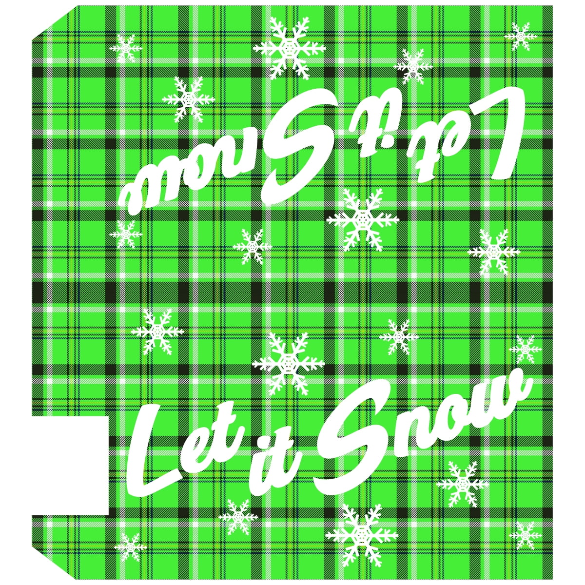 VWAQ Holiday Mailbox Covers Magnetic Christmas Mailbox Decor - 25.5"H X 20.75"W MBM50 GREEN