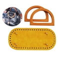 thumbnail image 3 of lionlar 3 Pieces DIY Knitting Bag Nail Bottom Mat Pad Insert Cushion Replacement Bag, 3 of 9