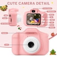 thumbnail image 3 of PayUSD Kids Camera for Girls Boys 32GB 1080HD Selfie Digital Cameras Video Toddler Toys Christmas Birthday Gift Age 3-10, Pink, 3 of 9