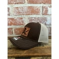 thumbnail image 4 of Pirate Flag leather patch Hat, Richardson 112, trucker hat, 4 of 5