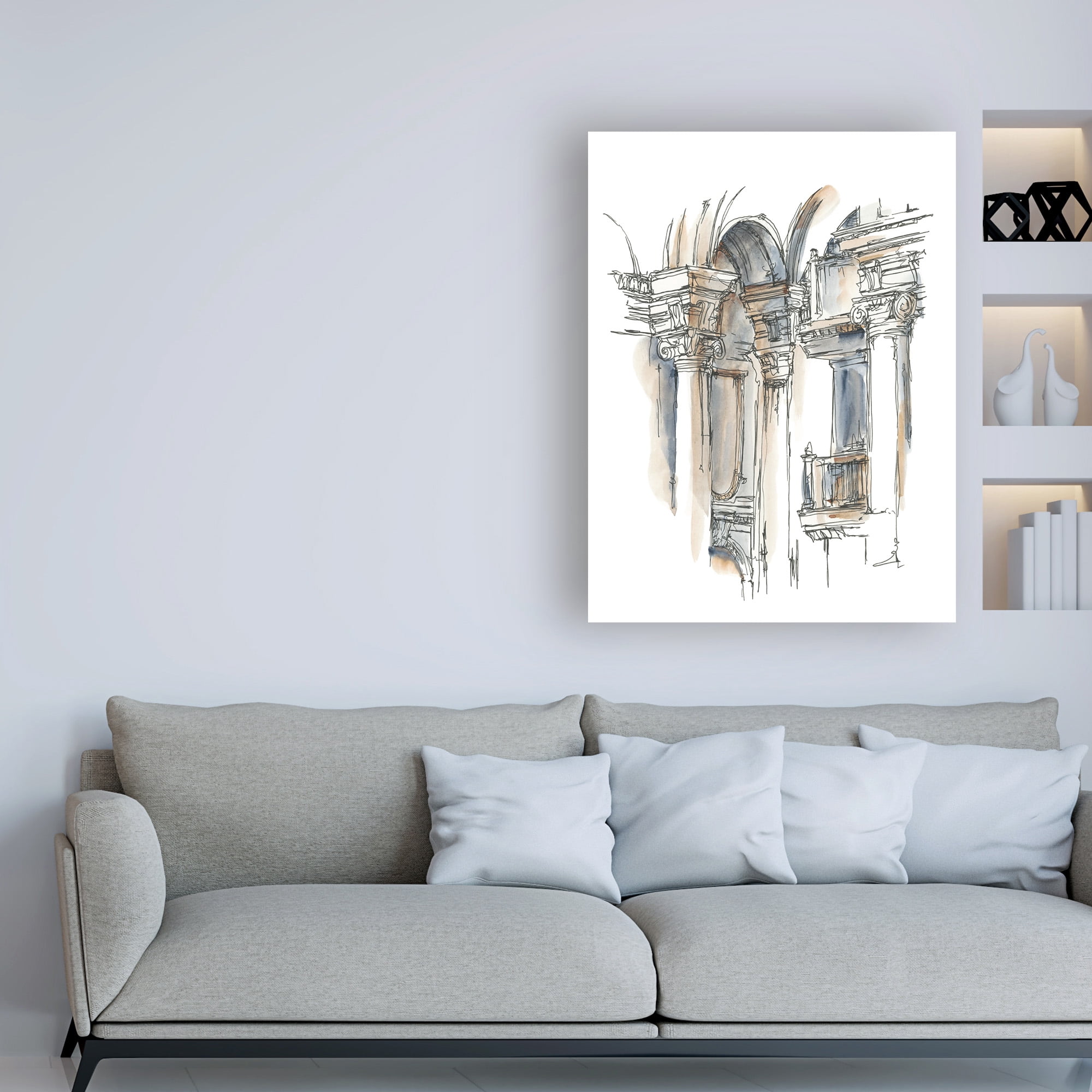 Trademark Fine Art 'Plein Air Interior Study III' Canvas Art by Ethan Harper