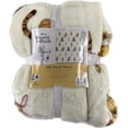 thumbnail image 2 of The Pooh Silk Touch Throw Blanket, Pale Yellow Background With Winnie, Eeyore,, 2 of 3