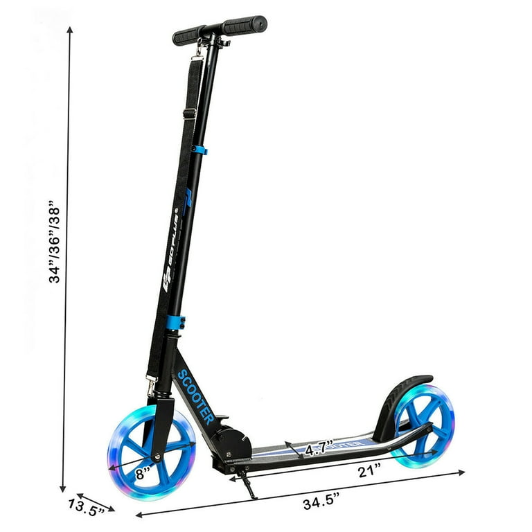 GOPLUS Scooter voor kinderen vanaf 3 jaar, cityroller van aluminium tot