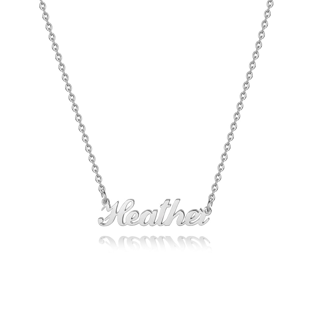 TINGN Custom Name Necklace Personalized Stainless Steel Dainty Letter
