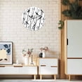 thumbnail image 2 of Wall Clock Bird Branches Clocks PVC Silent Non-Ticking Battery Operated Decorative Black Leaves Tree Round Clock for Home Living Room Kitchen Bedroom Office School Wall Decor 10 Inch, 2 of 9