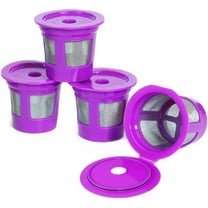 Perfect Pod Cafe Save Reusable K Cup Pod Coffee Filters - Refillable Coffee Pod Capsules for Use with Keurig & Select Single Cup Coffee Machines, 4-Pack