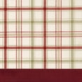 thumbnail image 4 of Achim Tattersall Window Curtain Tier Pair and Valance Set - 58" x 24" - Burgundy, 4 of 4