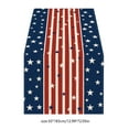 thumbnail image 3 of Nmdmisc 4th of July USA Stars Stripes Patriotic Table Runner,Red Blue USA Independence Memorial Day Kitchen Dining Table Decor,Labor Day Home Decoration Party Supply 13 x 72 Inch, 3 of 6