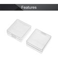 thumbnail image 3 of HUGFEGWE 2Pcs 9V Battery Storage Case Holder Organizer Box Transparent, 2 Capacity CA919-115539, 3 of 5
