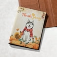 thumbnail image 5 of Happy Thanksgiving Siberian Husky with Turkey Pumpkins Autumn Vibes Travel Passport Wallet Husky Dog Lover Gifts PU Leather Passport Holder Cover - 12018, 5 of 5