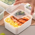 thumbnail image 3 of Bewildely Recipiente hermético para alimentos - Tapa hermética que conserva la frescura Contenedores para ahorrar espacio no tóxicos sin BPA Type3 NO3, 3 of 6