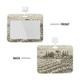 thumbnail image 2 of Zufioo Vineyard Landscape Print Work Badge Protective Case, Waterproof Lanyard, Badge Transparent Clip, Suitable for Induction Card Badge Swipe Credit Card, 2 of 7