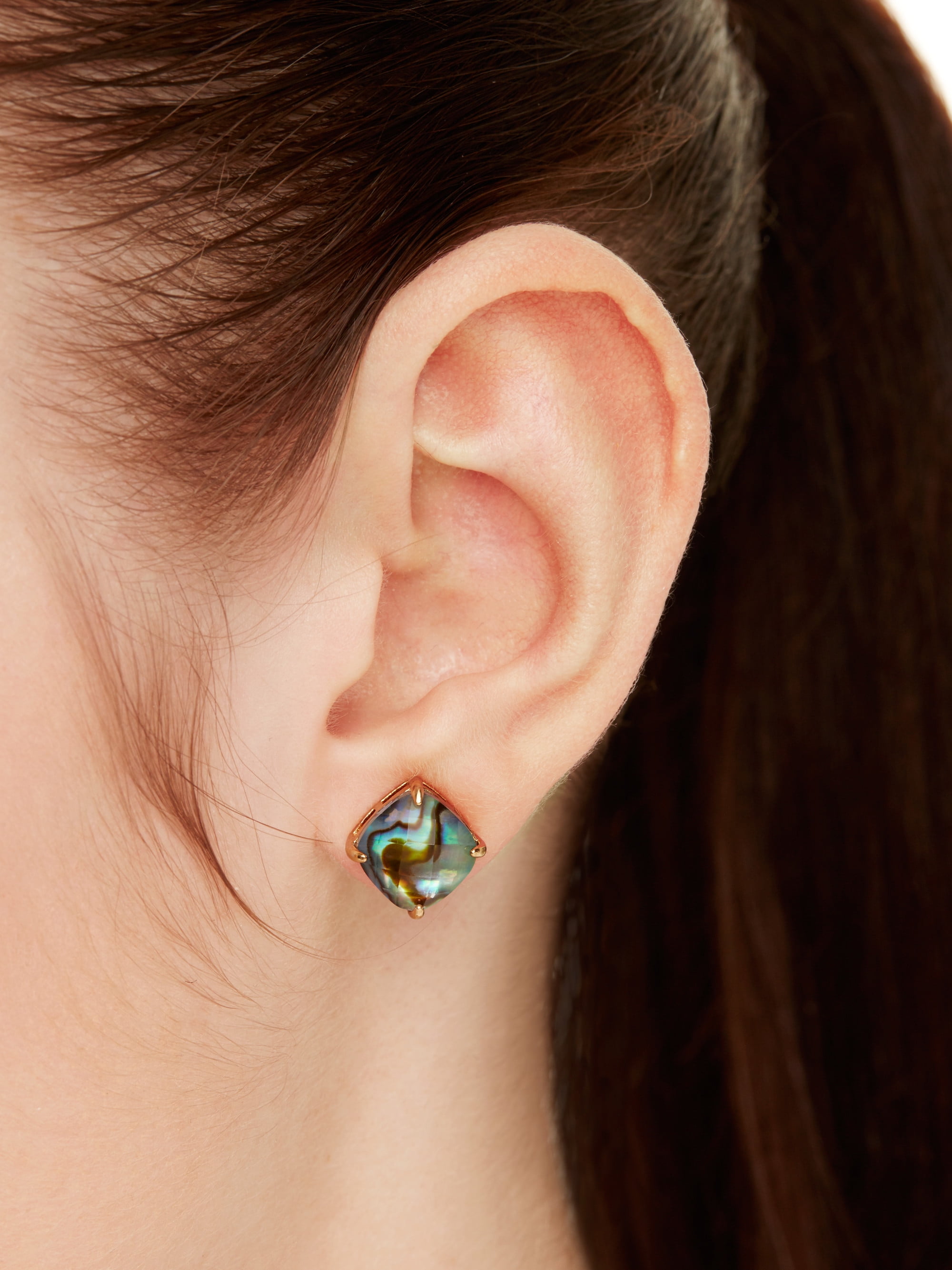 Kate Spade New York Abalone Rainbow Small Kate Spade New York Abalone Rainbow Small Square Stud Earrings