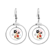 thumbnail image 1 of Animal mascota amante Cute Cat Los pendientes cuelgan del aro de la joyería del círculo de la gota Unbranded M, 1 of 3