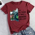 thumbnail image 1 of senderismo es mi terapia camiseta camiseta Vino Rojo XL FLhrweasw  Para estrenar, 1 of 1