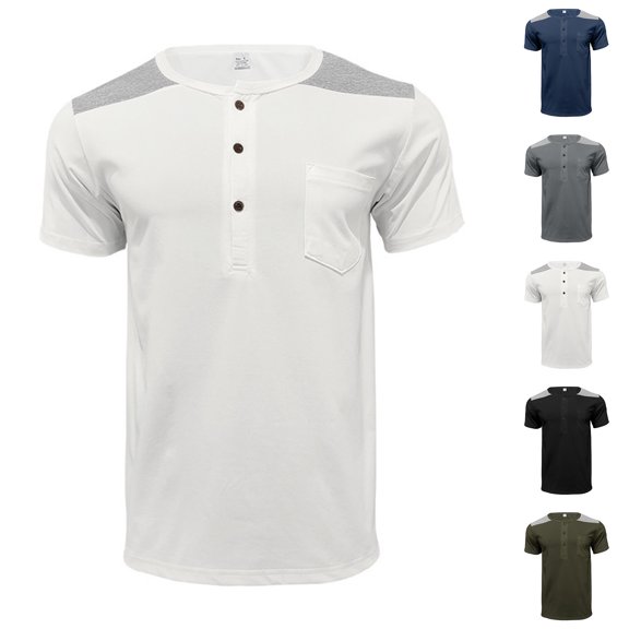 Men's Solid Casual Button Down Shirt Lightweight Polyester, Short Sleeve Loose Fit Shirt With Relaxed Fit Daily Wear For Beach Vacation Summer | Zenithor,Army Green L