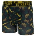 thumbnail image 4 of Ed Hardy 3-Pack Boys Boxer Briefs Multipack Performance Underwear, Breathable Stretch Fabric, Tattoo Skull Graphic Designs, 4 of 4