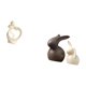 thumbnail image 5 of Figura artística abstracta, adorno para pareja de enamorados, escultura de resina, estatua de cerámica, , conejo de Pascua, decoraciones para, 5 of 8