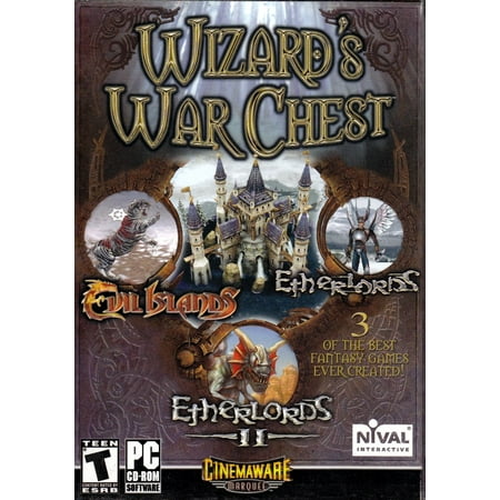 Wizard's War Chest (3 PC Games) Etherlords + Evil Islands (Curse of the Lost Soul) + Etherlords (Best Computer War Games)