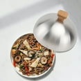 thumbnail image 5 of Stainless Steel Bakeware Restaurant Cloche Cover Dome Plate 20cm Griddle, 5 of 6