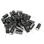 30Pcs 13 x 25mm Cylindrical Radial Electrolytic Capacitor 105C 4700uF 16V